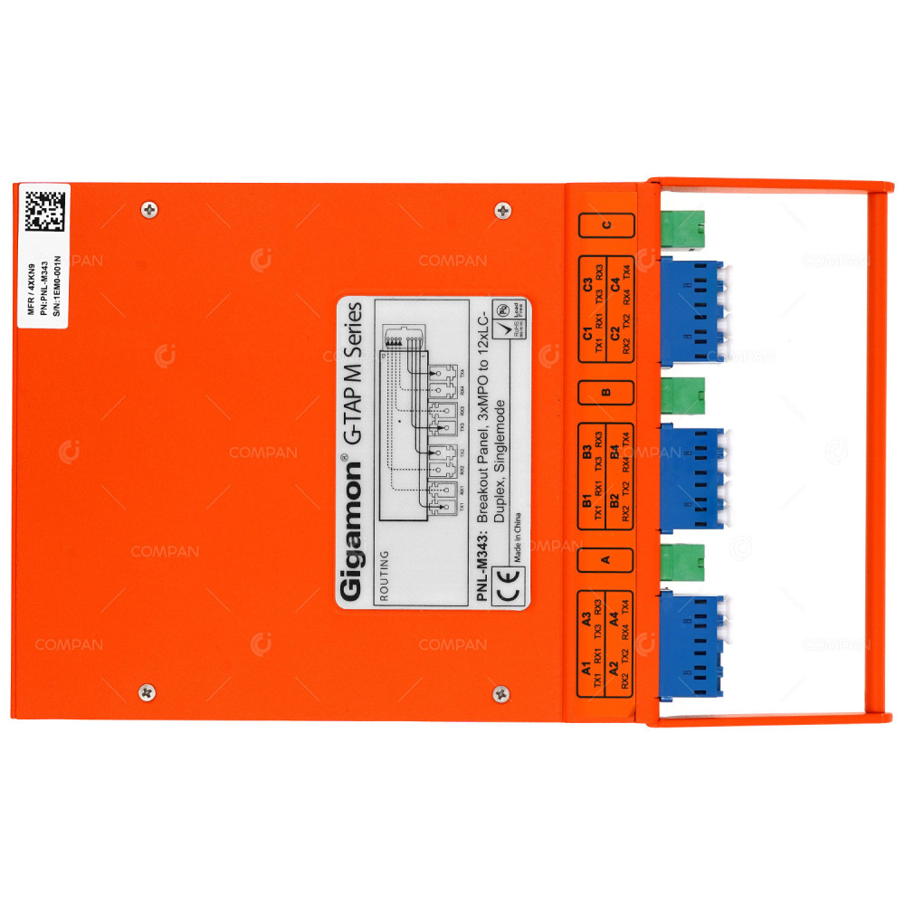 PNL-M343  GIGAMON PNL-343 G-TAP M SERIES BREAKOUT PANEL